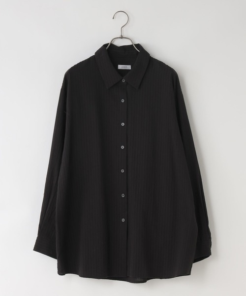 LOWRYS FARM（ローリーズファーム）の「２Ｐレイヤードシャツ　1049064（シャツ/ブラウス・レディース・ブラック/オフホワイト/ライトグリーン・FREE）」の10枚目の写真