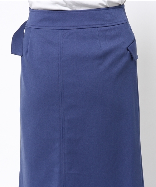 NATURAL BEAUTY BASIC（ナチュラルビューティーベーシック）の「TRストレッチツイルスカート（スカート・レディース・ベージュ/ブルー・SMALL/MEDIUM）」の7枚目の写真