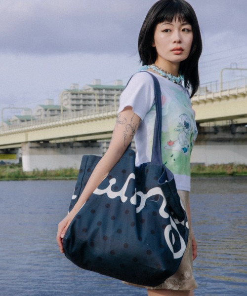 twins(nemne store)(ツインズ)の「Picnic tee(Tシャツ/カットソー・レディース・ミント/White・MEDIUM/SMALL)」の1枚目の写真