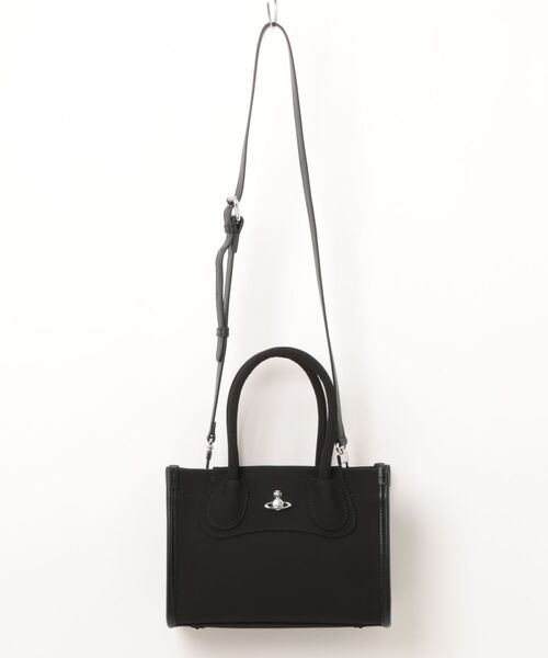 Vivienne Westwood(ヴィヴィアンウエストウッド)の「TROY SMALL TOTE CROSSBODY(ショルダーバッグ・レディース・ブラック・FREE)」の1枚目の写真