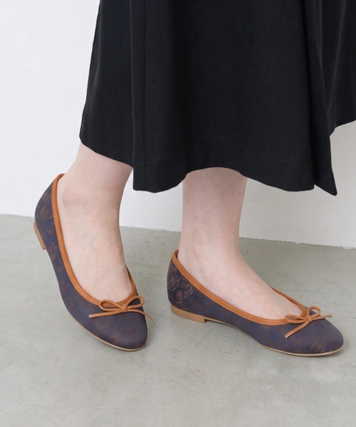 Launa lea(ラウナレア)の「【26秋冬】ラウンドトゥバレエシューズ(B1615A)(バレエシューズ・レディース・ネイビー/アイボリー・25.0cm/22.0cm/24.5cm/21.5cm/24.0cm/23.5cm/23.0cm/25.5cm/22.5cm)」の7枚目の写真
