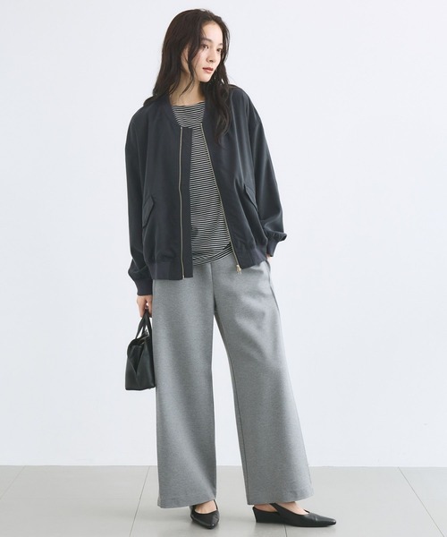 BARNYARDSTORM(バンヤードストーム)の「BARNYARDSTORM / フィブリルZIPブルゾン / ハンドウォッシャブル【JAPAN FABRIC】(ブルゾン・レディース・ブラック/カーキ・FREE)」の17枚目の写真
