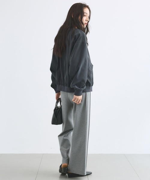 BARNYARDSTORM(バンヤードストーム)の「BARNYARDSTORM / フィブリルZIPブルゾン / ハンドウォッシャブル【JAPAN FABRIC】(ブルゾン・レディース・ブラック/カーキ・FREE)」の18枚目の写真