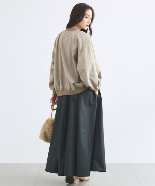 BARNYARDSTORM(バンヤードストーム)の「BARNYARDSTORM / フィブリルZIPブルゾン / ハンドウォッシャブル【JAPAN FABRIC】(ブルゾン・レディース・ブラック/カーキ・FREE)」の20枚目の写真