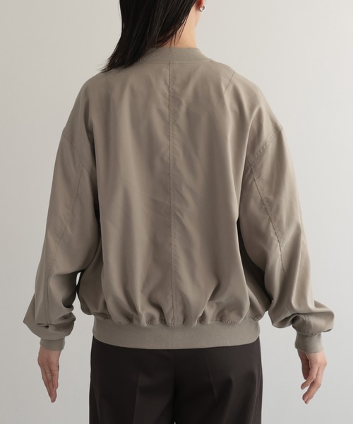 BARNYARDSTORM(バンヤードストーム)の「BARNYARDSTORM / フィブリルZIPブルゾン / ハンドウォッシャブル【JAPAN FABRIC】(ブルゾン・レディース・ブラック/カーキ・FREE)」の21枚目の写真