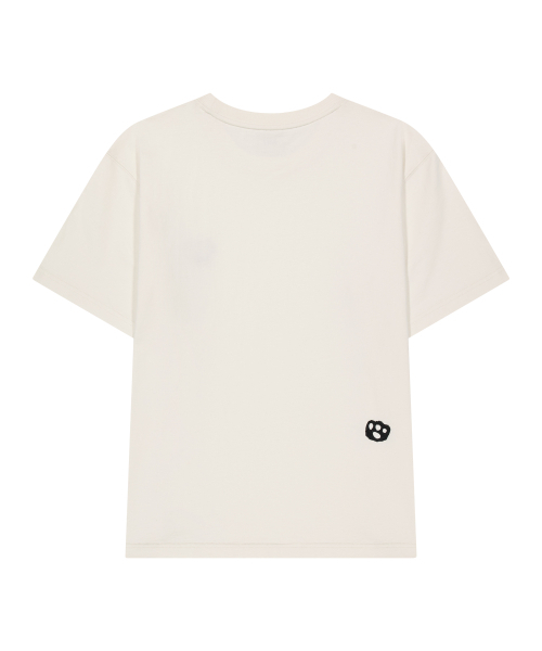 LMR(エルエムアール)の「シャニョン 足跡Tシャツ CREAM(Tシャツ/カットソー・レディース・Cream・SMALL/MEDIUM)」の5枚目の写真