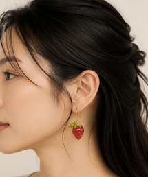 Yagoda ストロベリードロップ ピアス