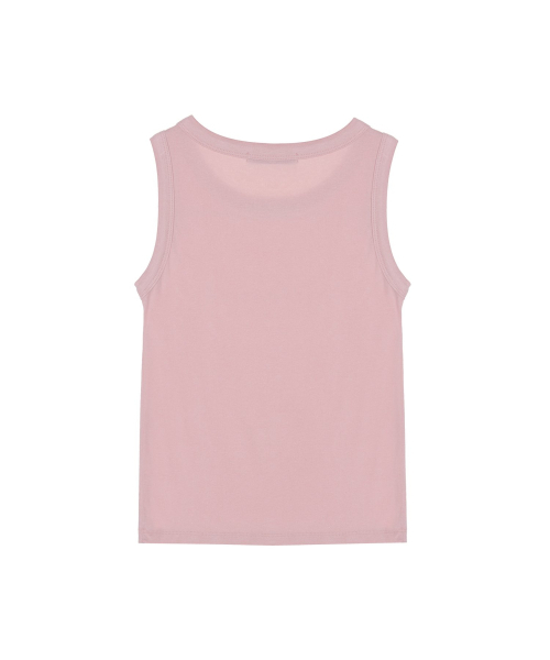 NICK&NICOLE（ニックアンドニコール）の「LETTERING SLEEVELESS TOP_PINK（Tシャツ/カットソー・レディース・その他・FREE）」の2枚目の写真