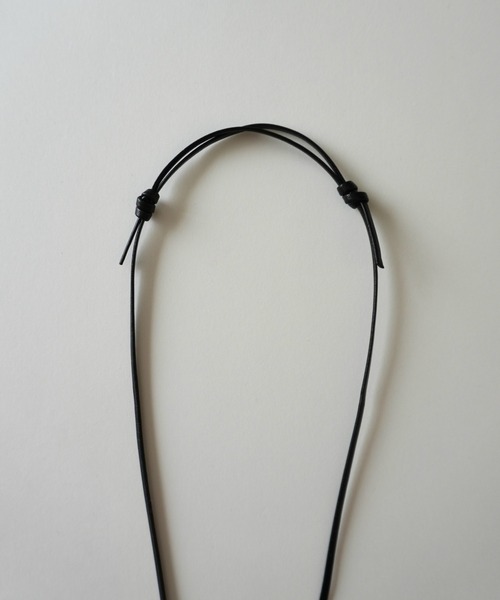 Lynn.(リン)の「cow leather & tassel necklace(ネックレス・レディース・ブラック・FREE)」の7枚目の写真