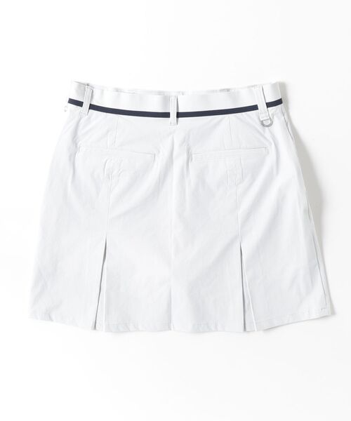 le coq sportif GOLF（ルコックスポルティフゴルフ）の「ルコックゴルフ　インナー付きプリーツスカート（スカート・レディース・ネイビー/グレー/カーキ・M/XXL/S/XL/L）」の4枚目の写真