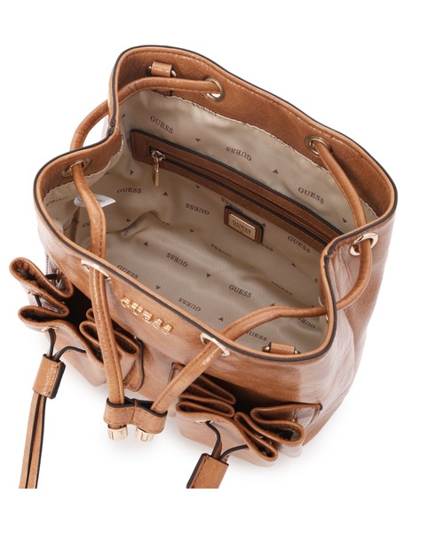 Guess(ゲス)の「THEODORA Drawstring Bucket Bag ショルダーバッグ バケットバッグ(ショルダーバッグ・レディース・ブラック・ONE SIZE)」の9枚目の写真