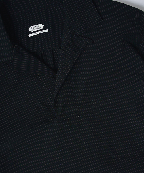 EDIFICE(エディフィス)の「Chambray Gauze プルオーバー シャツ(シャツ/ブラウス・メンズ・ブラック系その他/ブラック/ライトグレー/ホワイト系その他・MEDIUM/LARGE)」の22枚目の写真