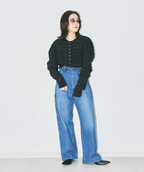 CITYSHOP(シティーショップ)の「VOLUME SLEEVE ブラウス(シャツ/ブラウス・レディース・ブラック/ホワイト・FREE)」の4枚目の写真