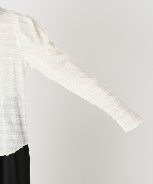 CITYSHOP(シティーショップ)の「VOLUME SLEEVE ブラウス(シャツ/ブラウス・レディース・ブラック/ホワイト・FREE)」の14枚目の写真