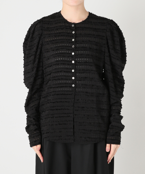 CITYSHOP(シティーショップ)の「VOLUME SLEEVE ブラウス(シャツ/ブラウス・レディース・ブラック/ホワイト・FREE)」の18枚目の写真