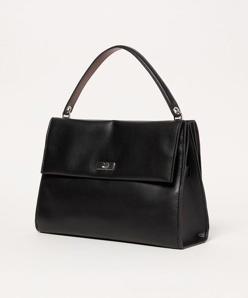 UNITED ARROWS(ユナイテッドアローズ)の「ダブルフラップ ワンハンドル バッグ(ハンドバッグ・レディース・ブラック/ベージュ・FREE)」の7枚目の写真