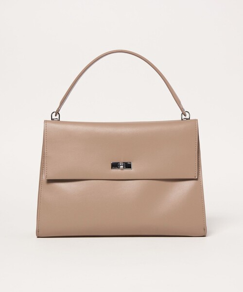 UNITED ARROWS(ユナイテッドアローズ)の「ダブルフラップ ワンハンドル バッグ(ハンドバッグ・レディース・ブラック/ベージュ・FREE)」の17枚目の写真