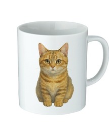 Moftique（モフティック）の「Moftique（モフティック） マグカップ アニマル ペット マンチカン キャット 猫 昇華転写プリント 310ml 陶器 ギフト（グラス/マグカップ/タンブラー）」