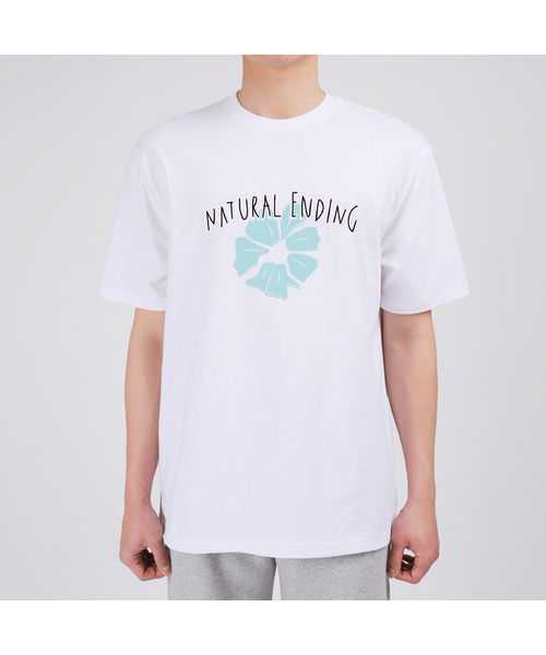 WHYN(ワイエヌ)の「自然エンディング 半袖Tシャツ F04BRD_WBX10995(Tシャツ/カットソー・メンズ・ブラック/ホワイト/ブルー/グレー系その他・L/M/S/XL)」の2枚目の写真
