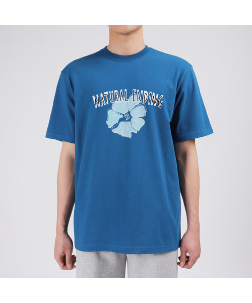WHYN(ワイエヌ)の「自然エンディング 半袖Tシャツ F04BRD_WBX10995(Tシャツ/カットソー・メンズ・ブラック/ホワイト/ブルー/グレー系その他・L/M/S/XL)」の4枚目の写真