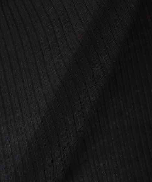 VERMEIL par iena(ヴェルメイユパーイエナ)の「Seamless Basic シームレスベーシック Elegante SB1074(Tシャツ/カットソー・レディース・ブラック/ブラウン・FREE)」の9枚目の写真