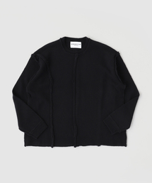 NOMA t.d.（ノーマティーディー）の「NOMARHYTHM / ノーマリズム Patchwork Cut-off Sweater（ニット/セーター）」