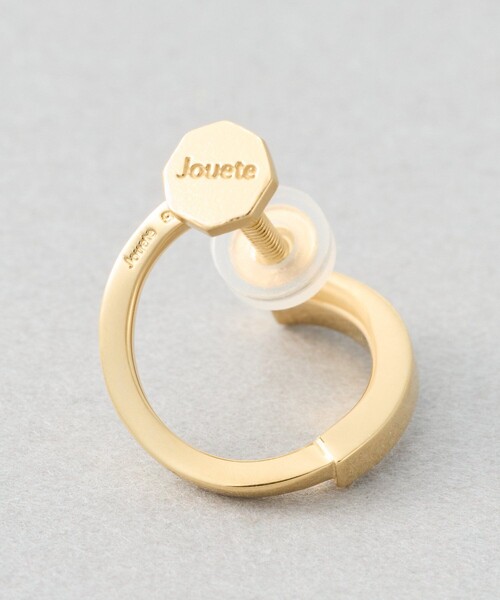 Jouete（ジュエッテ）の「[サークルイヤリング] ジルコニア（イヤリング・レディース・イエローゴールド・FREE）」の3枚目の写真