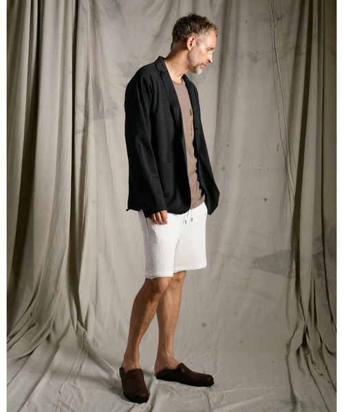 wjk(ダヴルジェイケイ)の「super100's wool jersey easy jacket(テーラードジャケット・メンズ・ブラック/チャコールグレー・X-LARGE/LARGE/MEDIUM/SMALL)」の15枚目の写真