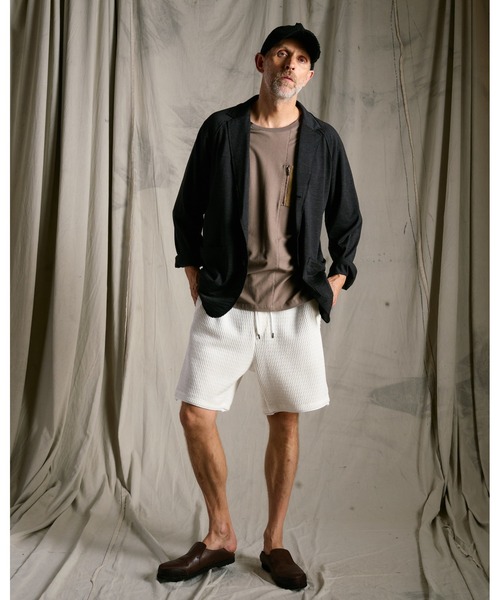 wjk(ダヴルジェイケイ)の「super100's wool jersey easy jacket(テーラードジャケット・メンズ・ブラック/チャコールグレー・X-LARGE/LARGE/MEDIUM/SMALL)」の19枚目の写真