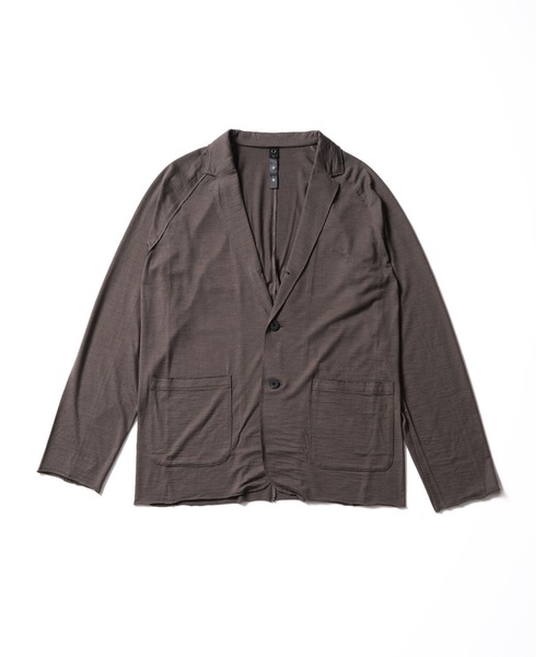 wjk(ダヴルジェイケイ)の「super100's wool jersey easy jacket(テーラードジャケット・メンズ・ブラック/チャコールグレー・X-LARGE/LARGE/MEDIUM/SMALL)」の8枚目の写真
