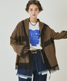 【ZOZO限定】LACE DESIGN BLOUSE/レースデザインブラウス