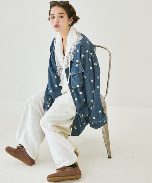 MIRROR STOKE(ミラーストーク)の「【ZOZO限定】LACE DESIGN BLOUSE/レースデザインブラウス(シャツ/ブラウス・レディース・ブラウン/オフホワイト・MEDIUM)」の20枚目の写真