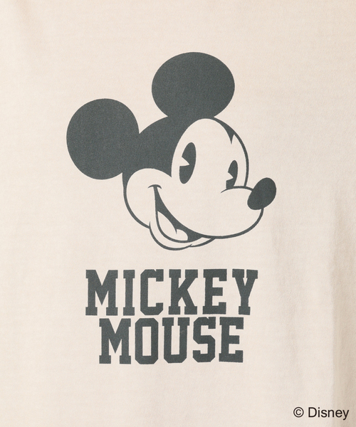 journal standard L'essage（ジャーナルスタンダードレサージュ）の「(MICKEY)ピグメントロングスリーブTシャツ（Tシャツ/カットソー・レディース・ベージュ・FREE）」の14枚目の写真