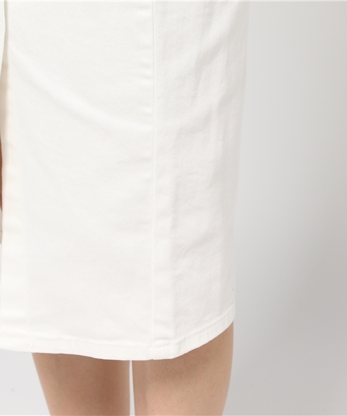 SLY（スライ）の「FOSTER BELTED M/SK-E（デニムスカート・レディース・ホワイト・1/2）」の6枚目の写真