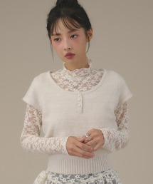 プチ袖ニット