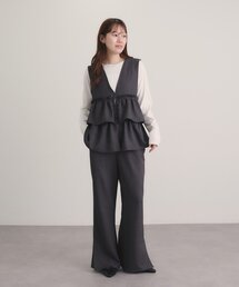 つなぎ/オールインワン ベスト」に該当するレディースのオールインワン