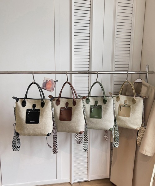 Miniministore（ミニミニストア）の「キャンバスリュック 3WAYトートバッグ（トートバッグ・レディース・ブラック/ダークグリーン/ベージュ/ブラウン・FREE）」の19枚目の写真