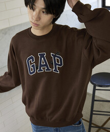 PUBLUX × GAP/ギャップ 別注 アーチロゴ ×キャット 裏起毛 スウェット 限定展開