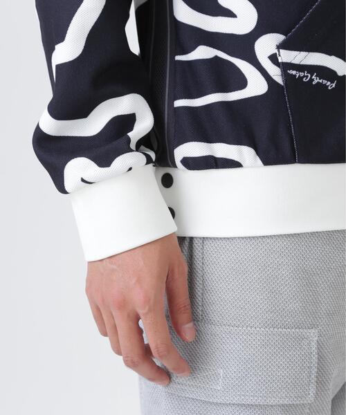 PEARLY GATES(パーリーゲイツ)の「【PEARLY GATES】Wハニカムストレッチフルジップフーディ <変形ウサギ柄> (MENS)(スウェット・メンズ・ダークインディゴブルー・X-LARGE/LARGE/MEDIUM)」の12枚目の写真