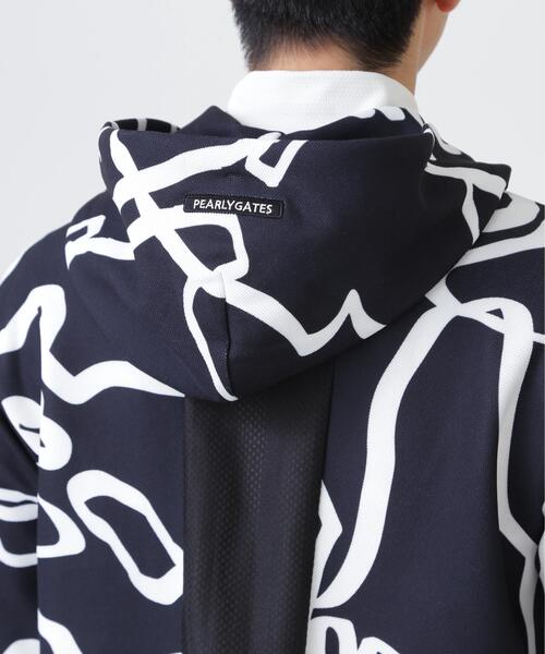 PEARLY GATES(パーリーゲイツ)の「【PEARLY GATES】Wハニカムストレッチフルジップフーディ <変形ウサギ柄> (MENS)(スウェット・メンズ・ダークインディゴブルー・X-LARGE/LARGE/MEDIUM)」の13枚目の写真