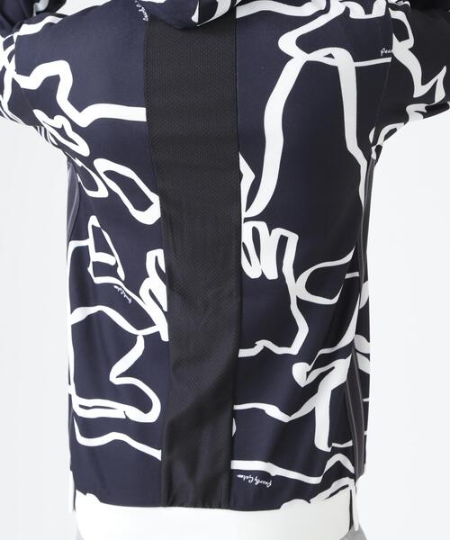PEARLY GATES(パーリーゲイツ)の「【PEARLY GATES】Wハニカムストレッチフルジップフーディ <変形ウサギ柄> (MENS)(スウェット・メンズ・ダークインディゴブルー・X-LARGE/LARGE/MEDIUM)」の14枚目の写真