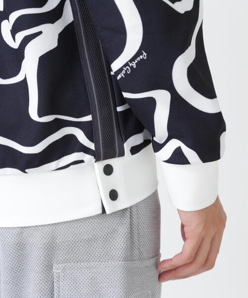 PEARLY GATES(パーリーゲイツ)の「【PEARLY GATES】Wハニカムストレッチフルジップフーディ <変形ウサギ柄> (MENS)(スウェット・メンズ・ダークインディゴブルー・X-LARGE/LARGE/MEDIUM)」の15枚目の写真