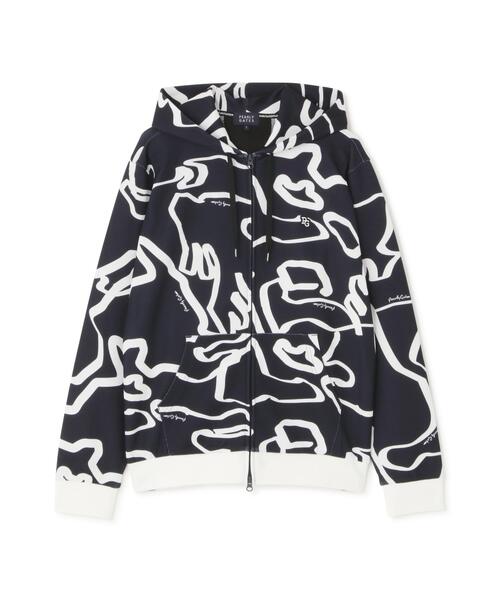 PEARLY GATES(パーリーゲイツ)の「【PEARLY GATES】Wハニカムストレッチフルジップフーディ <変形ウサギ柄> (MENS)(スウェット・メンズ・ダークインディゴブルー・X-LARGE/LARGE/MEDIUM)」の16枚目の写真