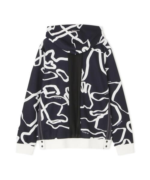 PEARLY GATES(パーリーゲイツ)の「【PEARLY GATES】Wハニカムストレッチフルジップフーディ <変形ウサギ柄> (MENS)(スウェット・メンズ・ダークインディゴブルー・X-LARGE/LARGE/MEDIUM)」の17枚目の写真