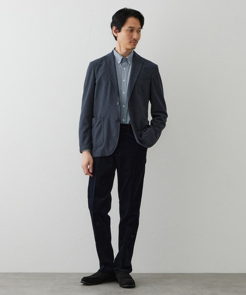 EDWIN(エドウィン)の「デニスラ スリムテーパードパンツ スラックス【別珍/ベロア/ストレッチ/ビジネス】(スラックス・メンズ・ネイビー/ブラック/ダークブラウン・30/32/33/35/36/34)」の15枚目の写真