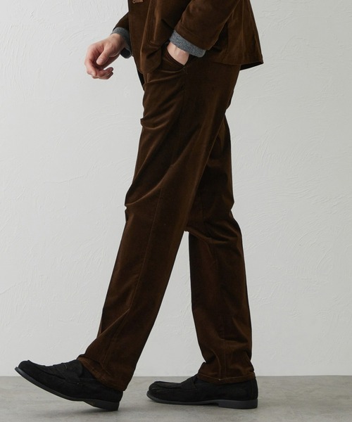 EDWIN(エドウィン)の「デニスラ スリムテーパードパンツ スラックス【別珍/ベロア/ストレッチ/ビジネス】(スラックス・メンズ・ネイビー/ブラック/ダークブラウン・30/32/33/35/36/34)」の17枚目の写真