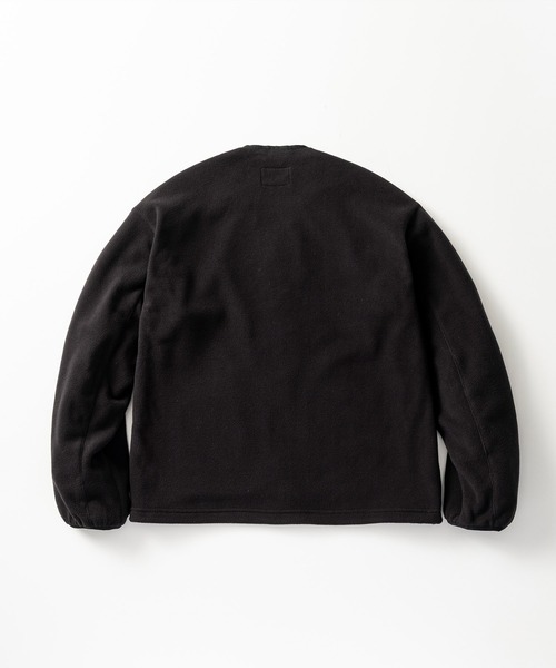 +phenix(プラスフェニックス)の「+phenix(プラスフェニックス)FLEECE LINER JACKET / フリースライナージャケット(ノーカラージャケット・メンズ・グレー/ブラック・M/L)」の14枚目の写真