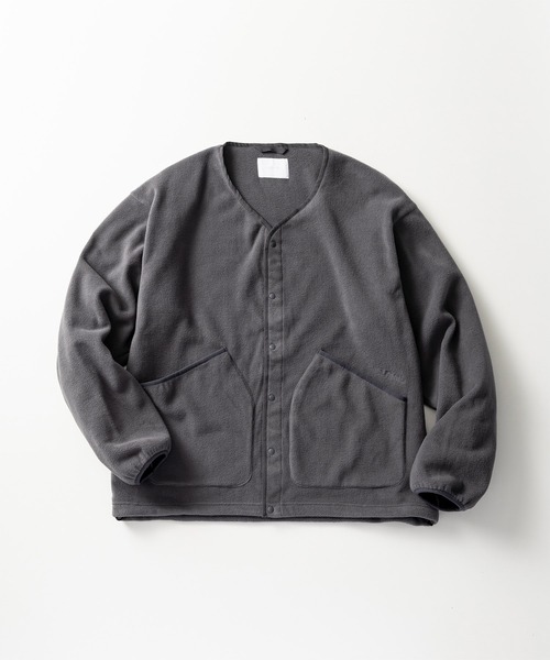 +phenix(プラスフェニックス)の「+phenix(プラスフェニックス)FLEECE LINER JACKET / フリースライナージャケット(ノーカラージャケット・メンズ・グレー/ブラック・M/L)」の15枚目の写真