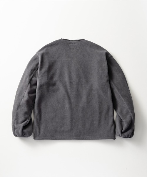 +phenix(プラスフェニックス)の「+phenix(プラスフェニックス)FLEECE LINER JACKET / フリースライナージャケット(ノーカラージャケット・メンズ・グレー/ブラック・M/L)」の16枚目の写真
