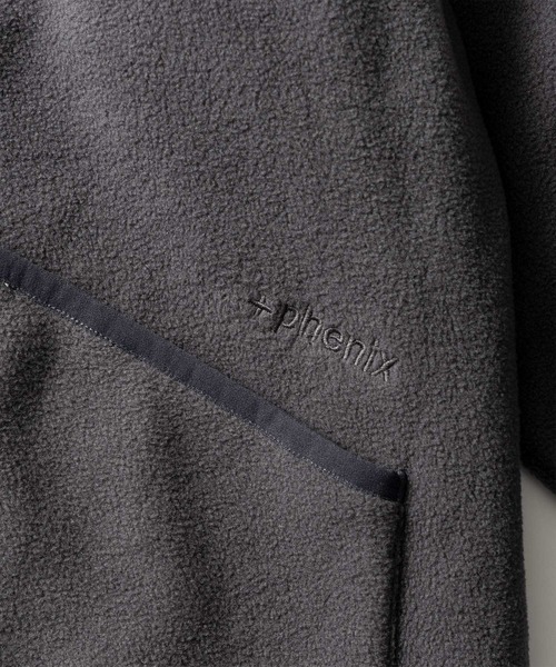 +phenix(プラスフェニックス)の「+phenix(プラスフェニックス)FLEECE LINER JACKET / フリースライナージャケット(ノーカラージャケット・メンズ・グレー/ブラック・M/L)」の19枚目の写真